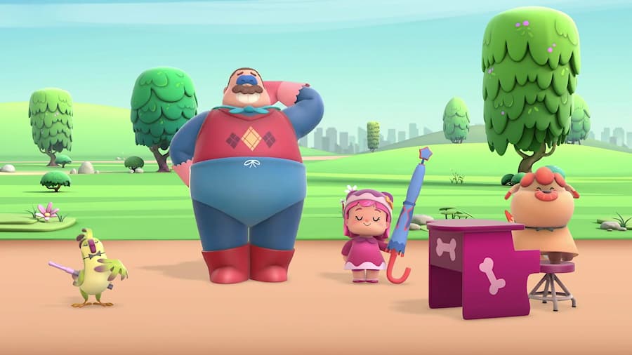 انیمیشن پدر قهرمان Hero Dad - فصل 1 قسمت 26 ( آخر ) - آدامس بادکنکی